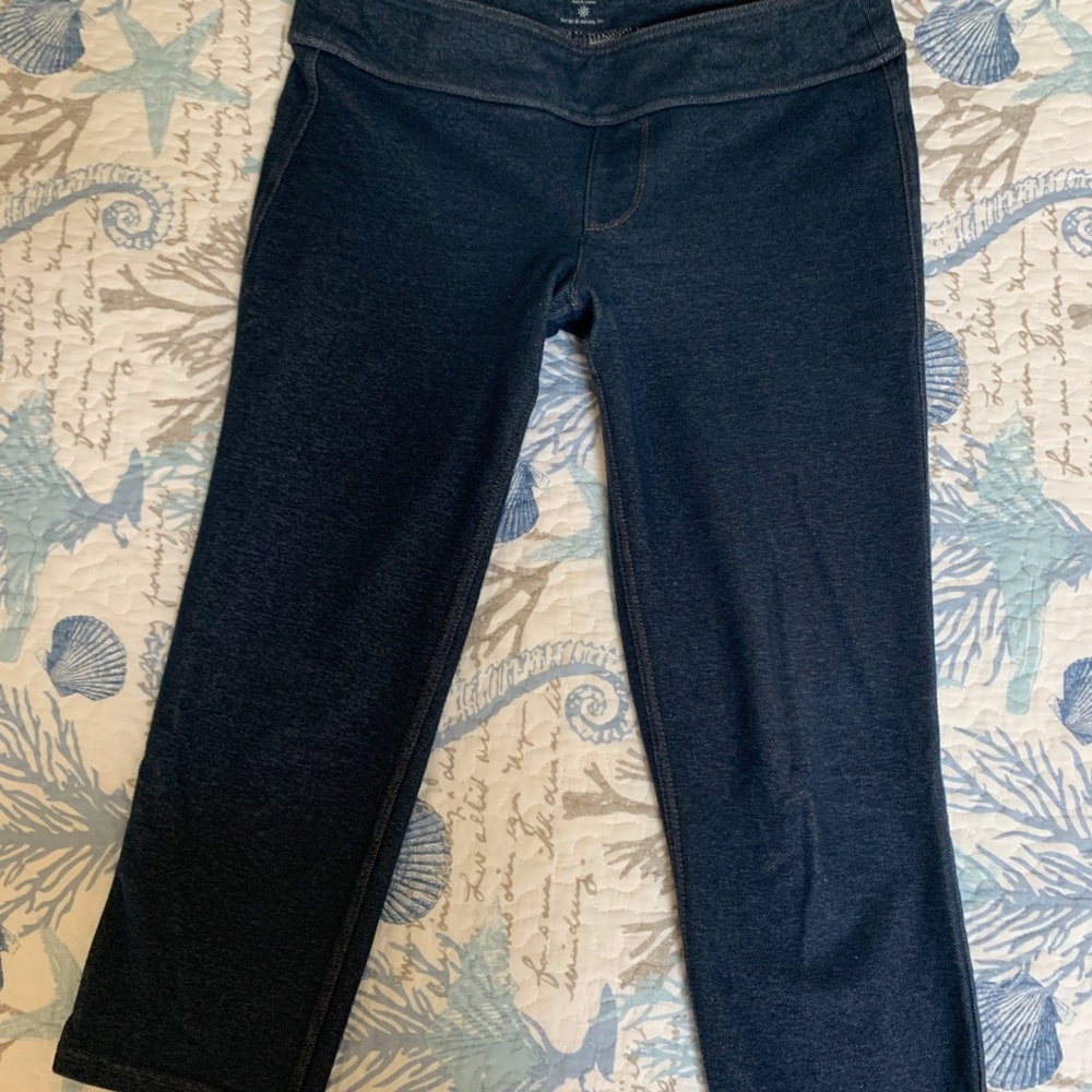 Athleta capris. They look like denim. Size med